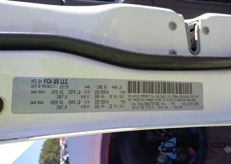 2019 Jeep Compass Altitude Fwd from USA, damaged, VIN 3C4NJCBBXKT677386